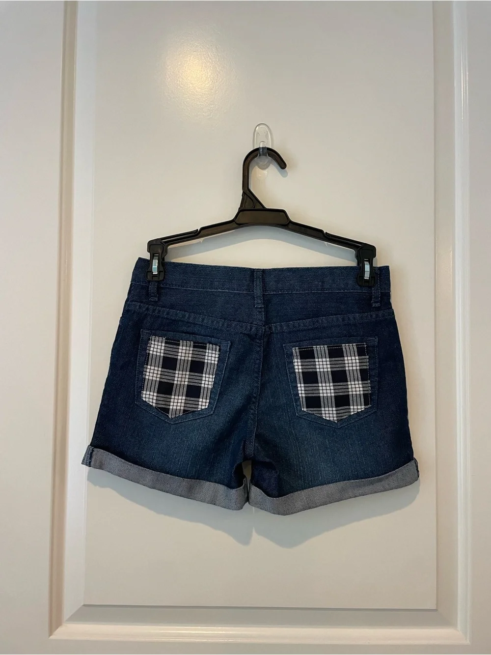 Girls Palaka Pocket Shorts; Aloha, Hawaii Style